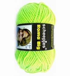 Acrylgaren Roma Big neongroen 30