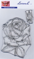 Borduurstempel Roos